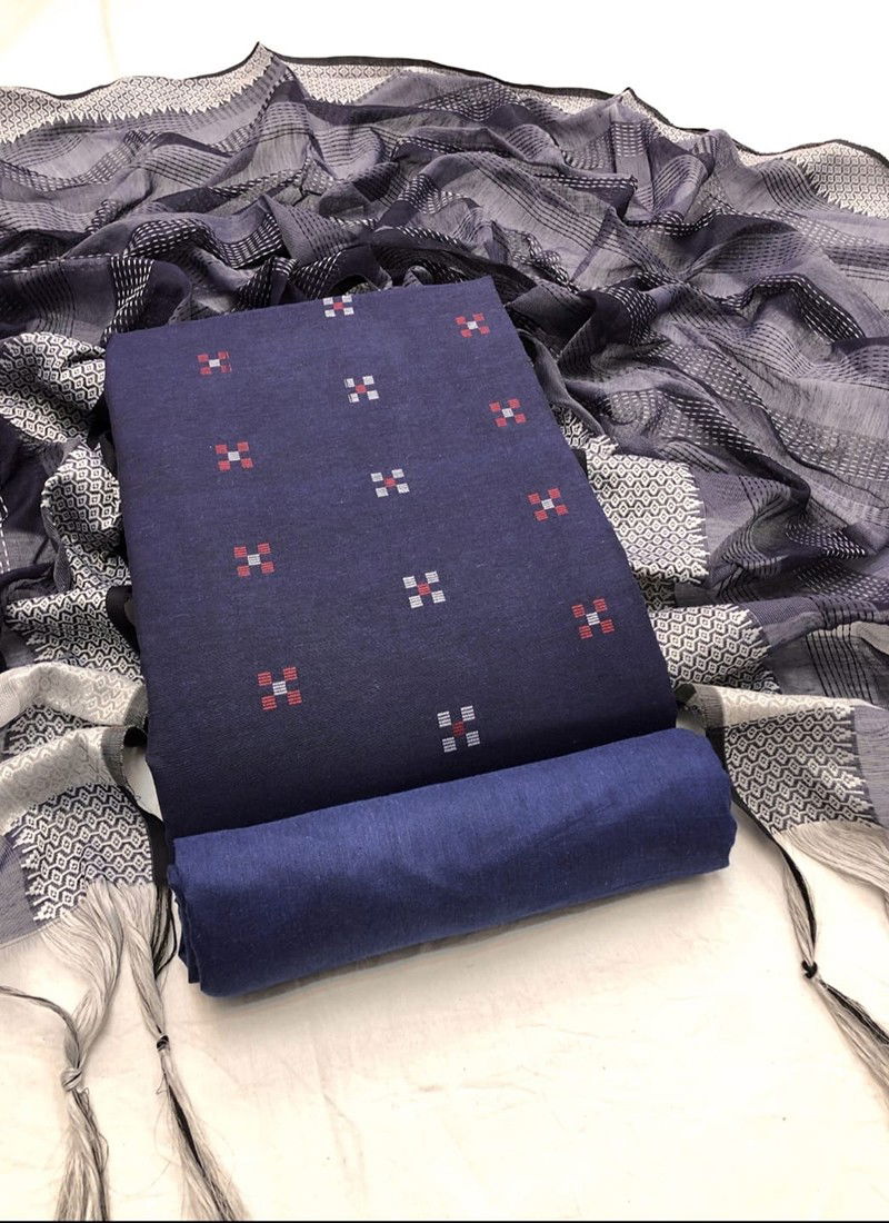 Purple Colour LV New Designer Cotton Daily Wear Dress Material Collection LV5150